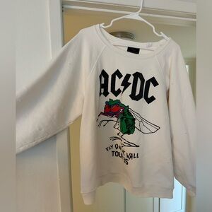Vintage AC/DC pullover! Distressed style in mint condition